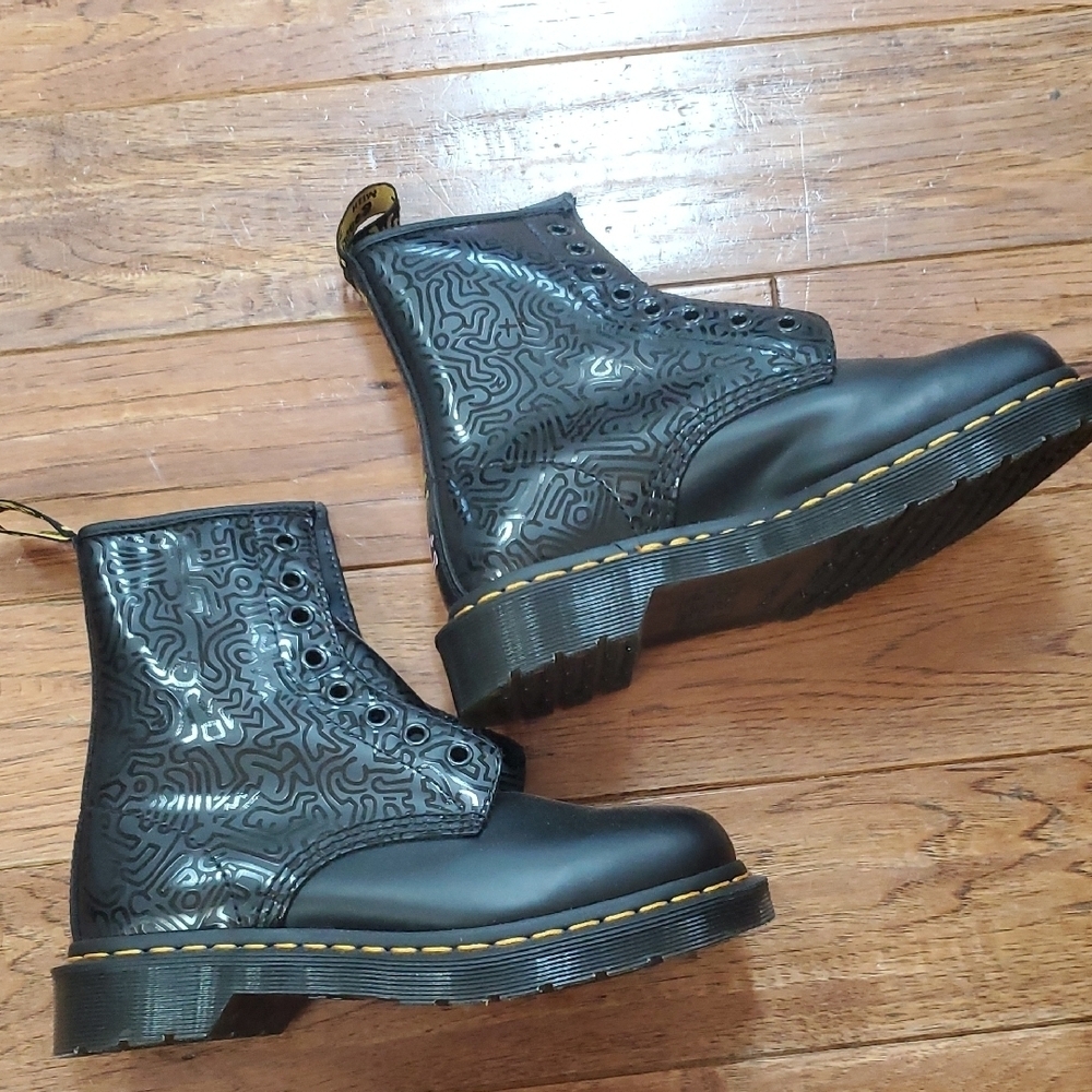 Dr. Martens Keith Haring 8 Hole Boots